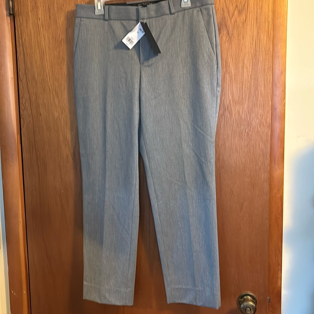 Grey casual business wear pants side pockets